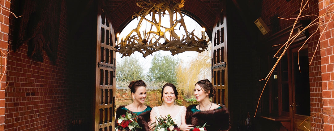 Waddesdon Dairy winter wedding