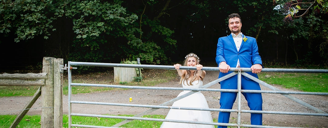 Festival style outdoor wedding in Hertfordshire